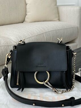 Chloe Faye Day Small Shoulder Bag, Authentic